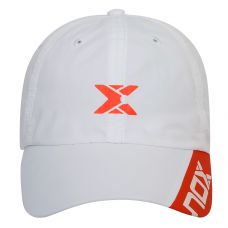 GORRA NOX BLANCA LOGO ROJO