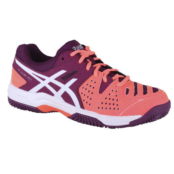 asics gel padel exclusive 3 sg mujer Naranja